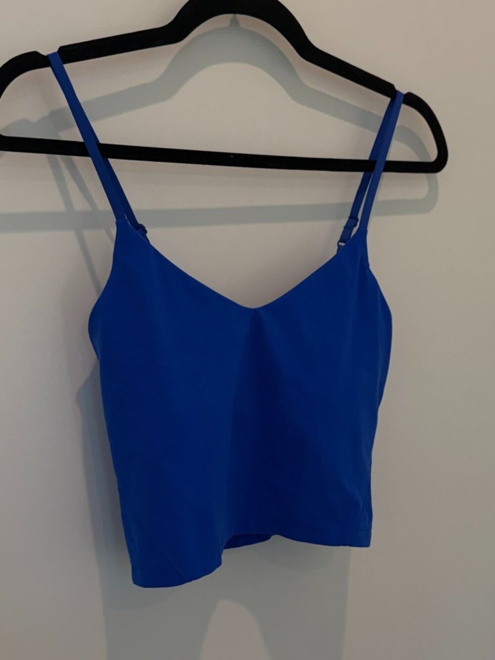 lululemon Align Cropped Cami Tank Top Oasis Blue | Size 4 | Nulu Light Support